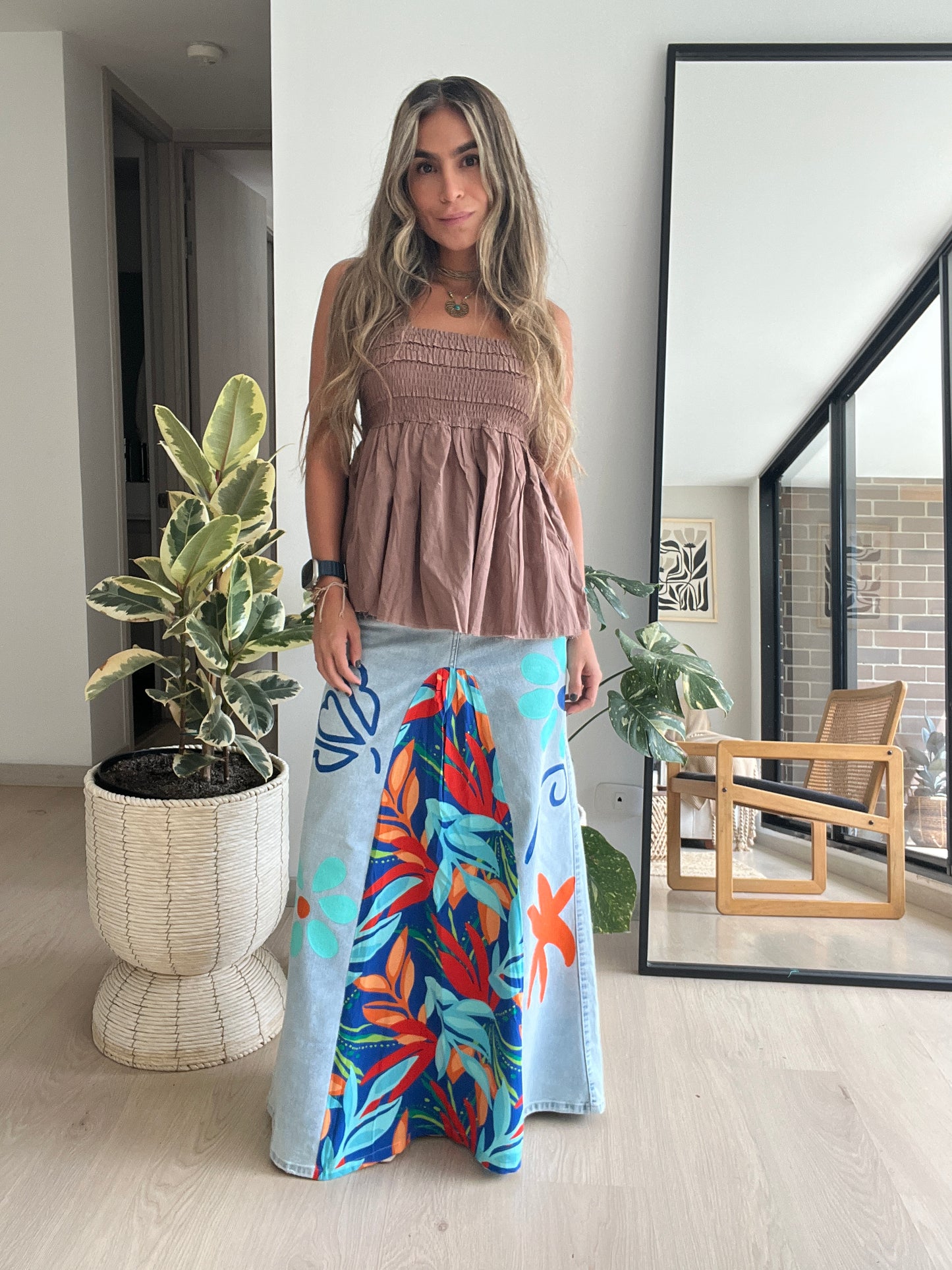 Blusa Cafe resorte