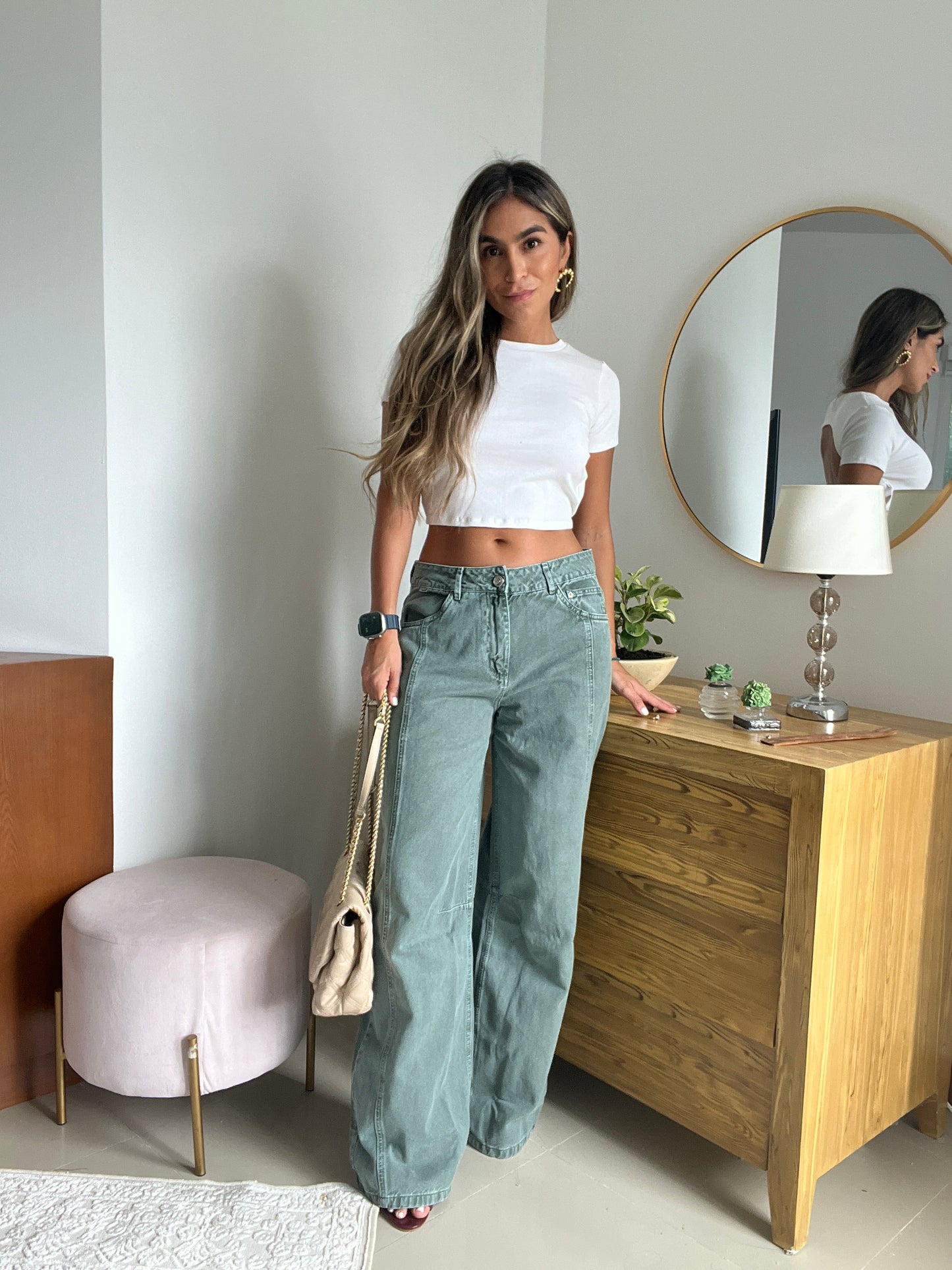 Jeans Menta