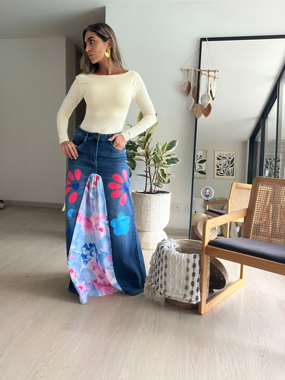 Falda Rosa Adela