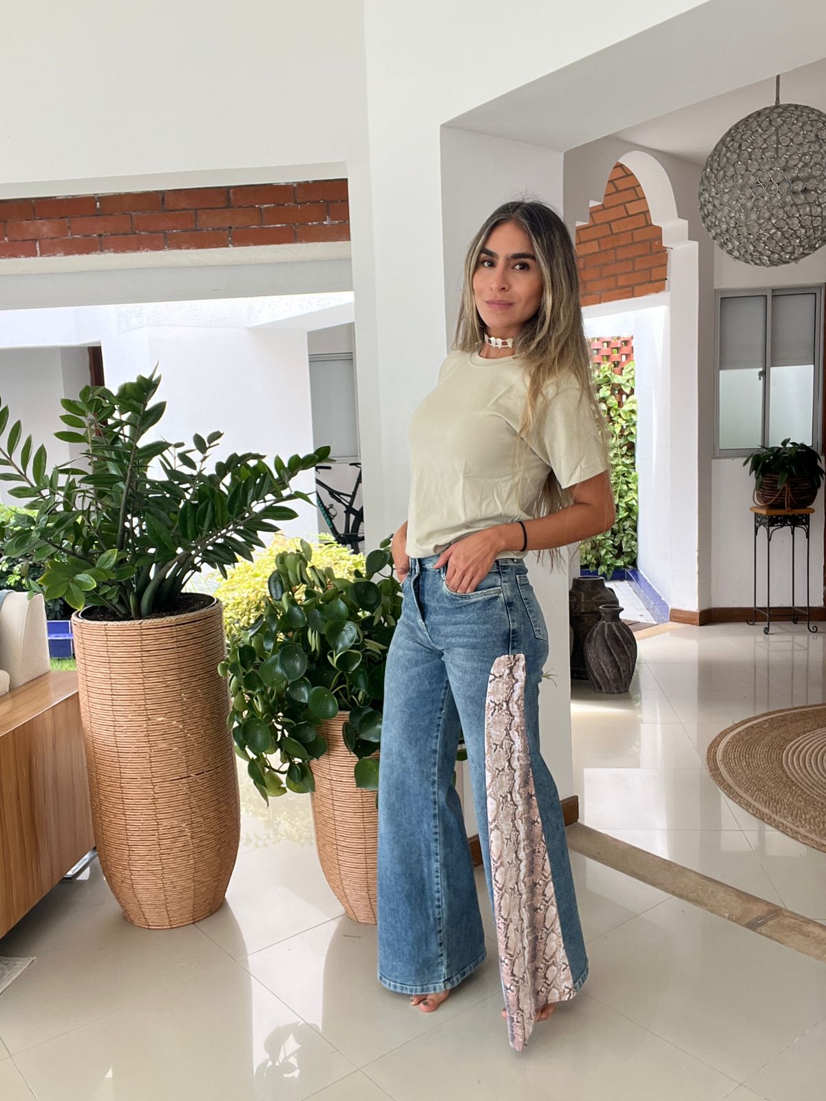 Jeans claro culebra