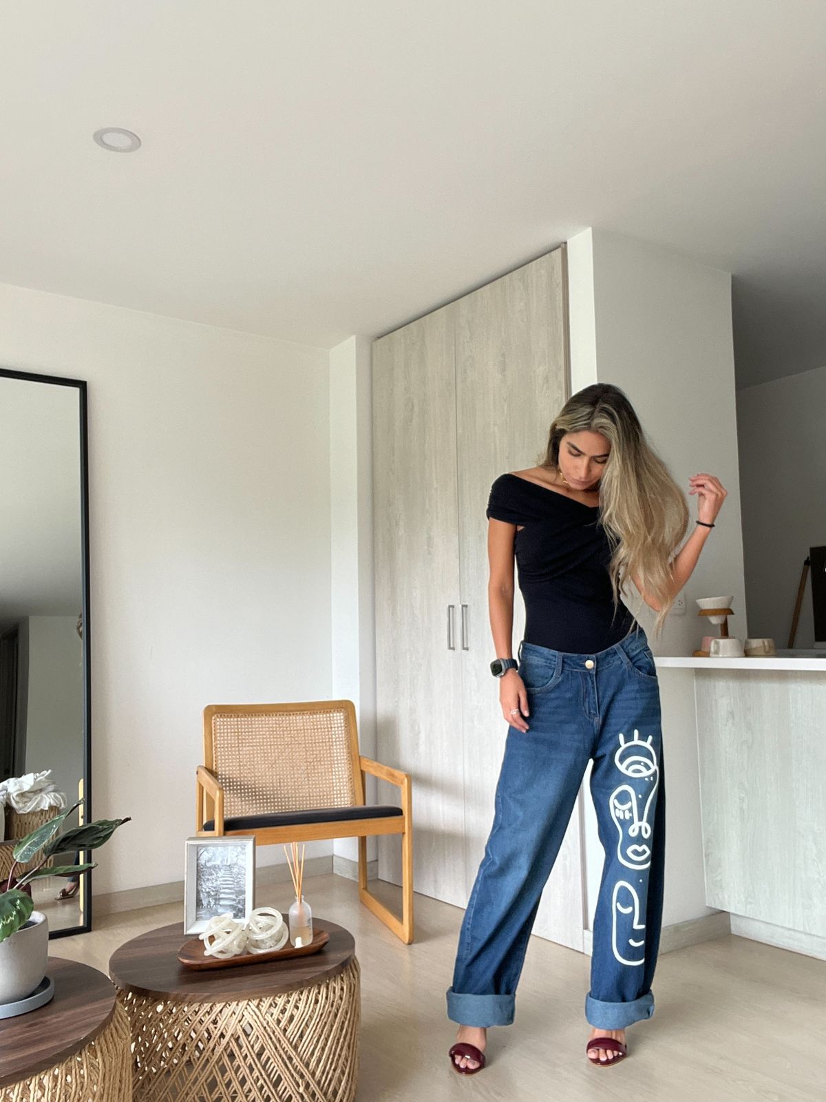 Balloon Jeans Oscuros